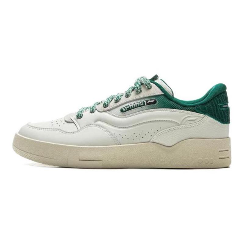 Li-Ning 001 BTC 2 Unisex Low Skate Shoes White Green AGCV019-2 40