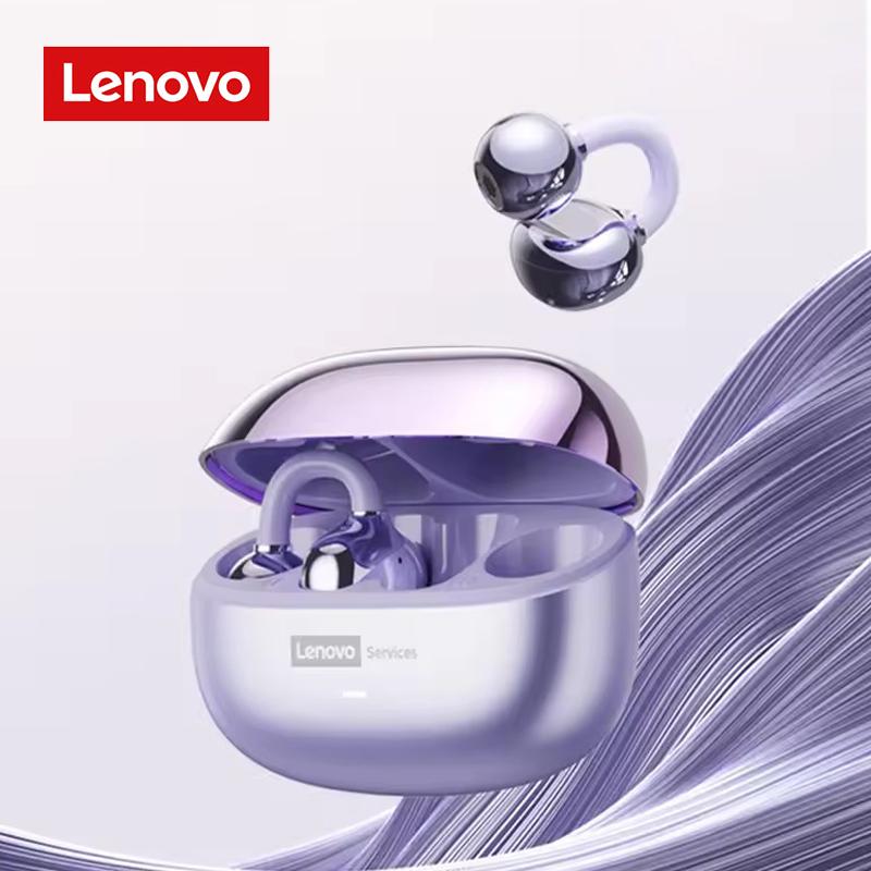 Lenovo Căști Wireless Bluetooth 6.0 LE302 Durată Lungă de Viață a Bateriei Căști Sport cu Clip de Ureche Căști Stereo HIFI cu Anulare a Zgomotului