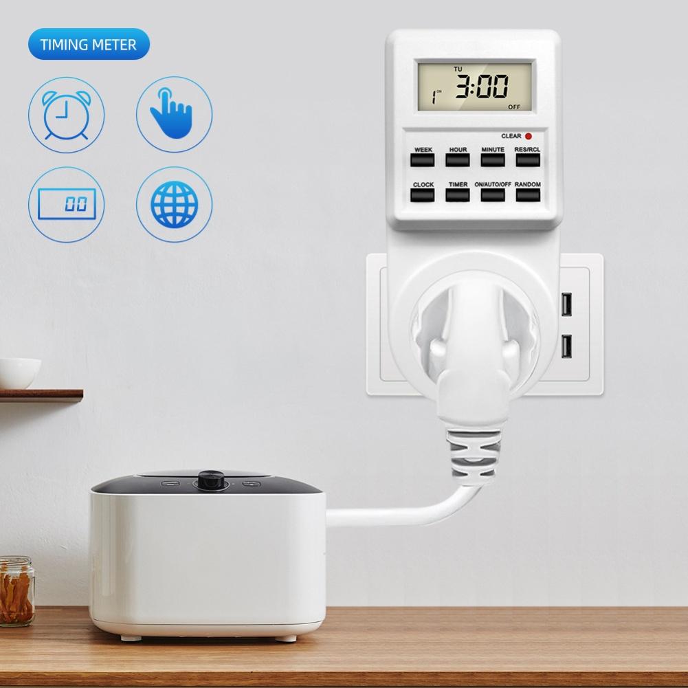 Thermostat For Socket Digital with LCD Display and Smart Timing for Precise Temperature Control in Greenhouses
