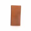 Brushing Crazy Horse Leather Long Wallet Men's Money Clip Genuine Leather Silver Bag Business Widening Head Layer Leather Money Clip