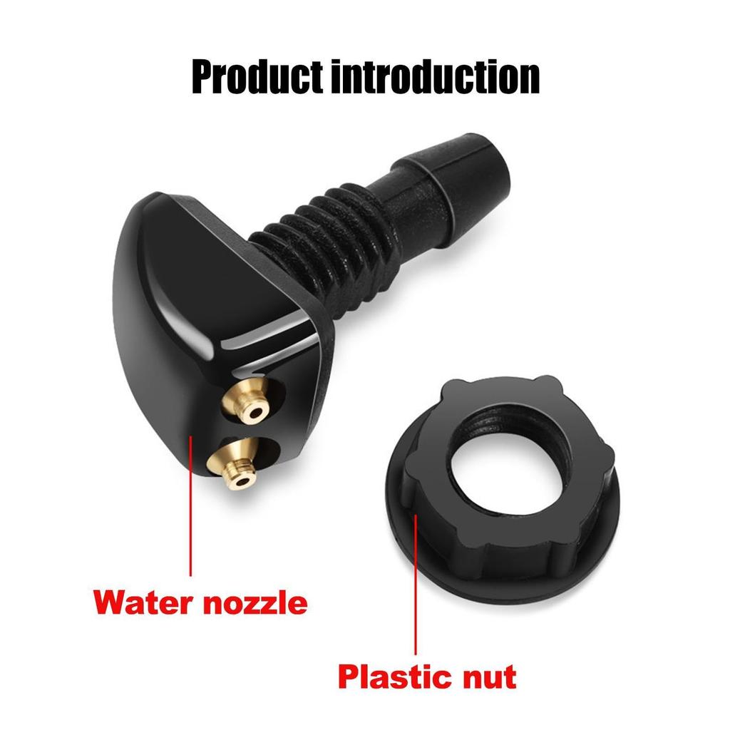 Windshield Washer Nozzle - Universal Car Windshield Windshield Wiper Wiper Scraper Nozzle Nozzle,