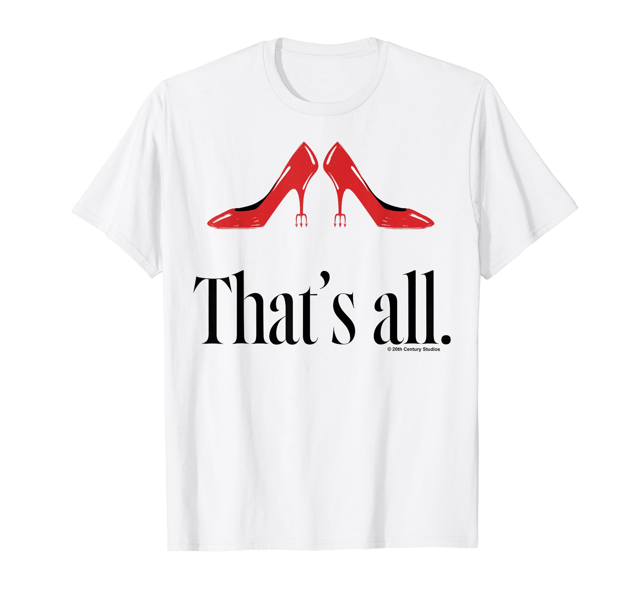 The Devil Wears Prada 2 That s All Red High Heel Pitchfork T-Shirt