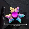 1pc Metal Butterfly Fidget Spinner, Sensory Finger Rotator, Colorful Desk Decor, Party Favor Birthday Gift Bag Filler
