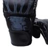 Boxing Gloves Unisex Adult Half Finger Taekwondo Protective Clothing for MMA Combat Training Black