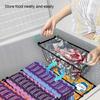 5 SZT Organizer do zamrażarki Pojemniki do układania Metalowa faktura Odpowiednie do zamrażarki Zapobiega marnowaniu żywności Oszczędzające miejsce projekty