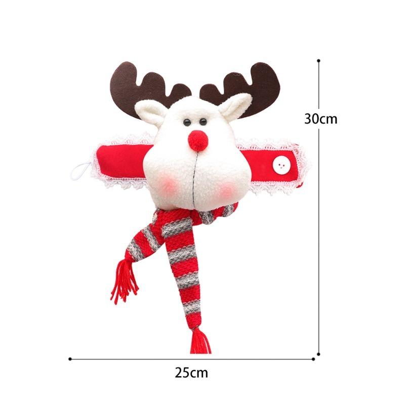 Christmas Cartoon Curtain Buckle Santa Claus Snowman Elk Christmas Curtain Accessories Home Hotel New Year Christmas Decoration