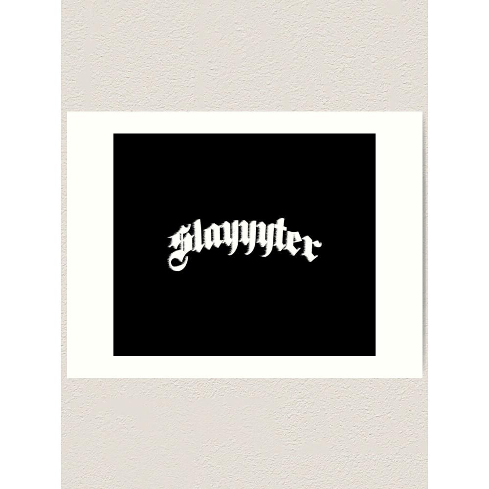 Гобелен розовый цепь slayyyter 75x100 чёрный
