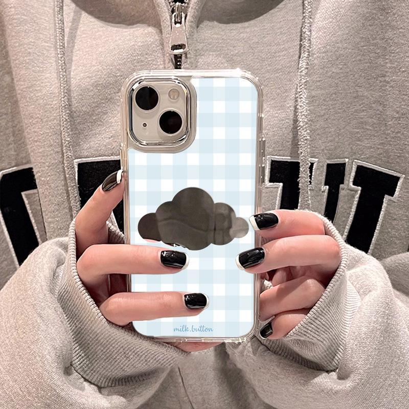 Mobile Phone Cases for iPhone 11 13 XR 15 Pro Max 12 14 Pro Max Case iPhone 16 XS Max Mirror Protective Case Mirror Exquisite Cartoon Waterproof