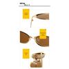 Fashion Retro Metal Frame Oval Sunglasses Women's INS Style Outdoor UV Protection Sun Glasses UV400 Shades Men's Goggles