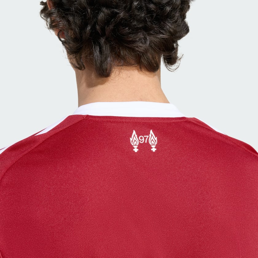 adidas Aeroready Liverpool FC Sezon 25/26 Wersja Kibicowska Domowa Slim Fit Odprowadzająca Wilgoć Koszulka Piłkarska Męska Topy JV6423