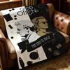 drama G-Good Omens-S Throw Thick Comfort Flannel Quilt, Multi-scene Use Indoor Outdoor Daily Nap