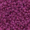 4mm Transparent Dyed Core Glass Seed Beads for DIY Bracelets, 450g Bag