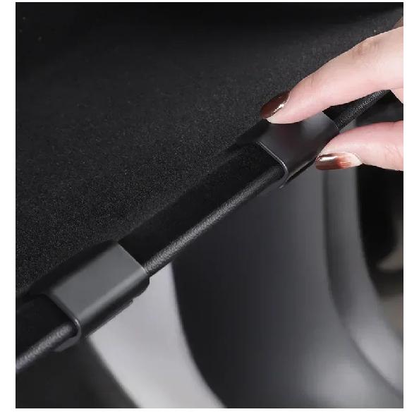 Glove Box Hidden Hook For Tesla Model Y 2023-2024 Auto Accessories Passenger Purse Bag Hanger Interior Storage Umbrella Holder