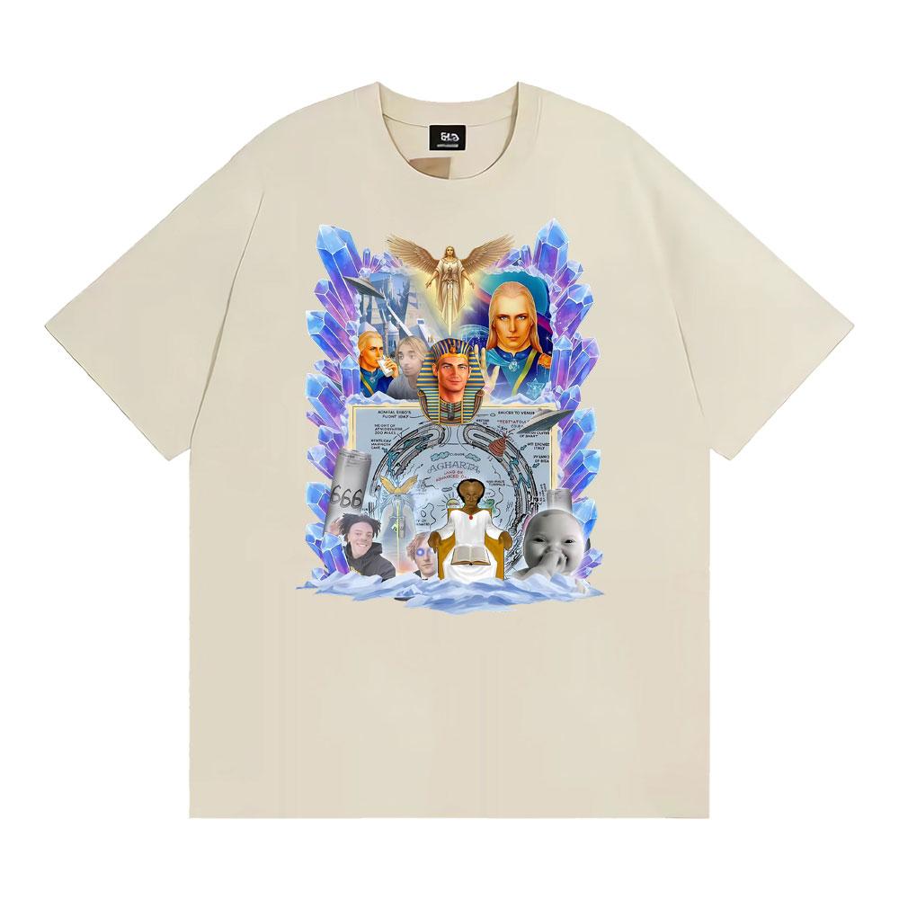Agata Klassisches Muster Karoprint T-Shirt für Unisex und Damen Klassisches kurzärmeliges T-Shirt Sommer Reine Baumwolle Lässiges T-Shirt