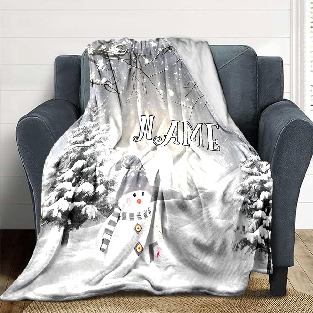 Spooky Halloween Night With Haunted House And Ghosts Blanket Allseason Blanket Christmas Home Decorgift Sofa Bed Travel Camping Christmas Style