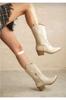 Women Modern Stylish Fashion Boots Boots Faux Leather Cowboy Boots Skin