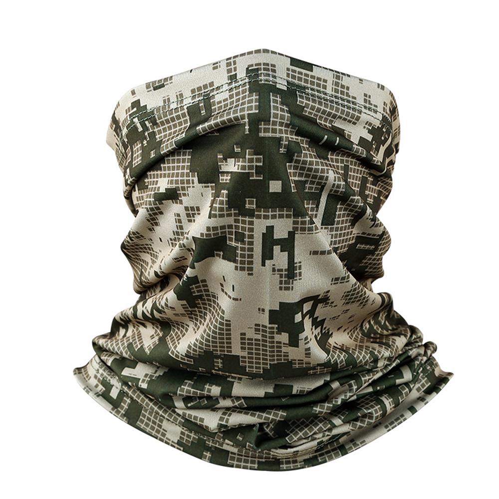 UV Protection Ice Silk Face Cover Neck Tube Outdoor Use Active Bandana Scarf Breathable Hiking Scarf Neck Gaiter Bandana