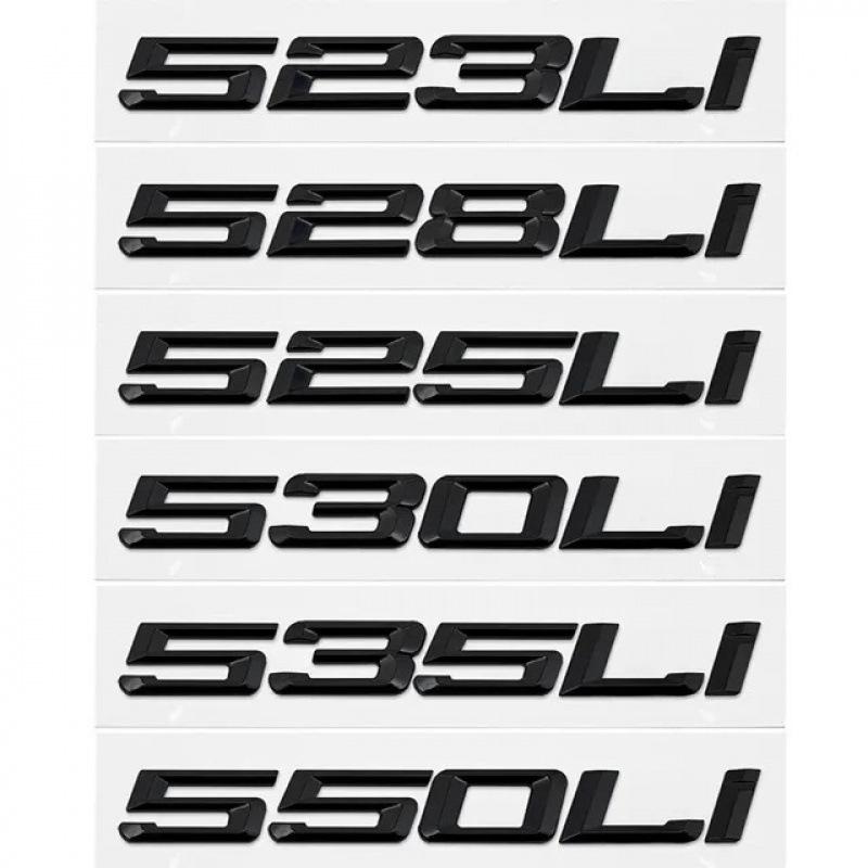 2021-2022 BMW Rear Emblem Sticker for 525Li, 520Li, 730Li, 760Li Models