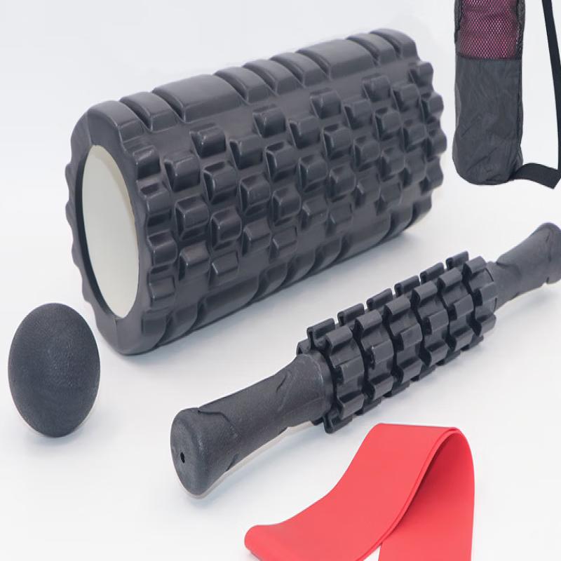 LISM 6-in-1 Hollow Foam Roller & Massage Set