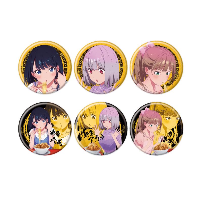 Gridman Universe 25 Рамен вер. [Оригинальная иллюстрация] Набор значков, 6 штук