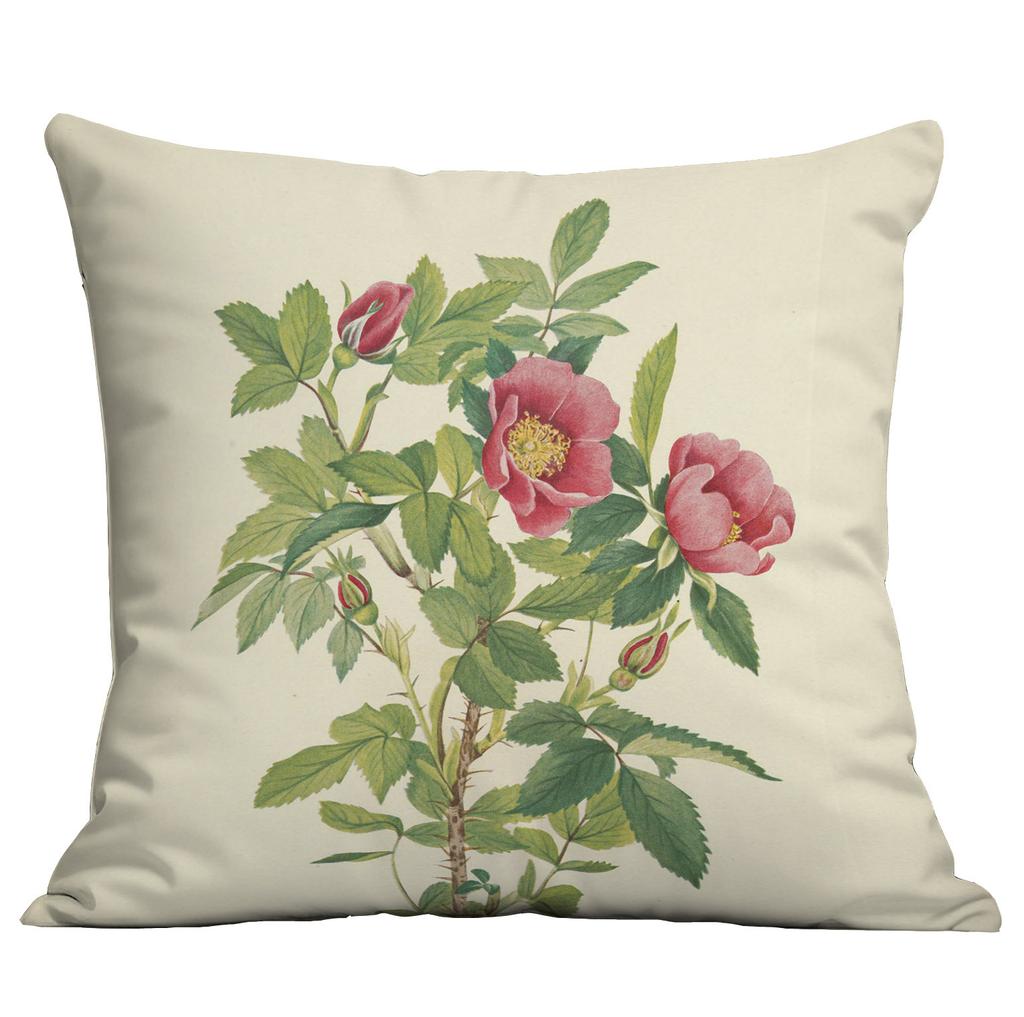 Plant And Flower Pillow Cover Spring Pillow Cover Home Living Room Sofa Cushion Pillow Cover Premium Durable Quality