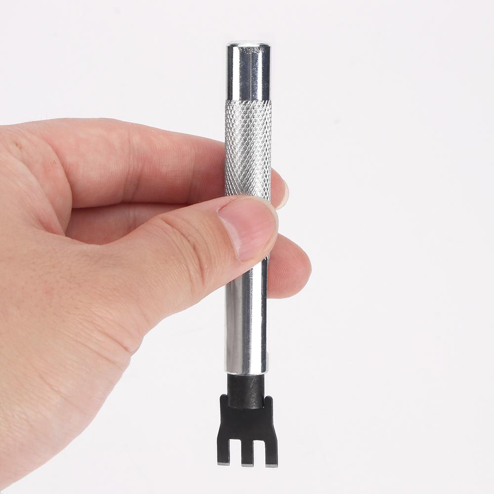 1 Set Leder Näh Geradstich Linie Lochen Prägen Werkzeug, austauschbarer Schneidkopf, DIY Hand Leder Linien Schneidwerkzeug