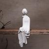 F Dehua White Porcelain Home Ornaments Classical Ladies Home Furnishing Decoration Creative Ceramic Tea Living Room Figurines