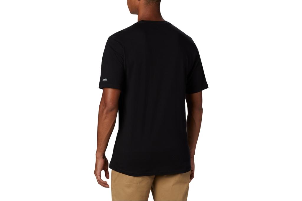 Columbia CSC Basic Logo SS Tee, T-shirt noir pour homme