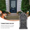 Horror Themed  Party Skull Tombstone Tombstone Ghost Tombstone Ornament Halloween Tombstone