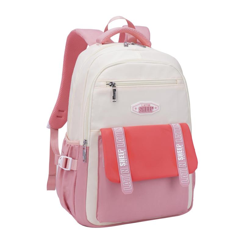 School bag Elementary school student Female junior high school student High school student Fashion simple burden reduction Lightweight backpack