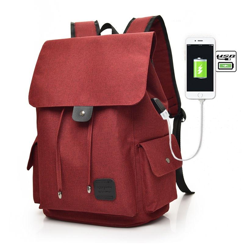 Women Shoulder Canvas Backpack Rucksack School Travel Laptop College