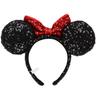 Black Sequin Headband with Minnie Tokyo Disney Resort Ribbon,
