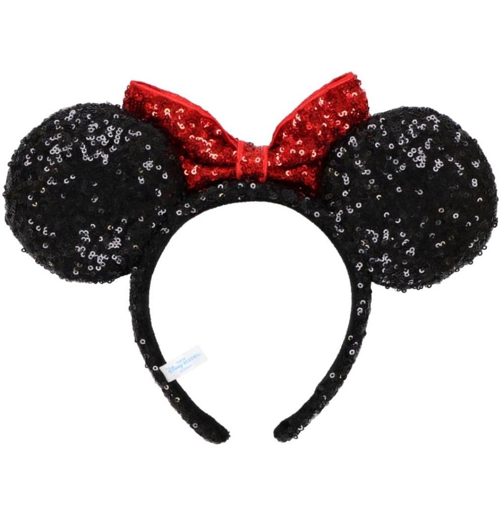 Black Sequin Headband with Minnie Tokyo Disney Resort Ribbon,