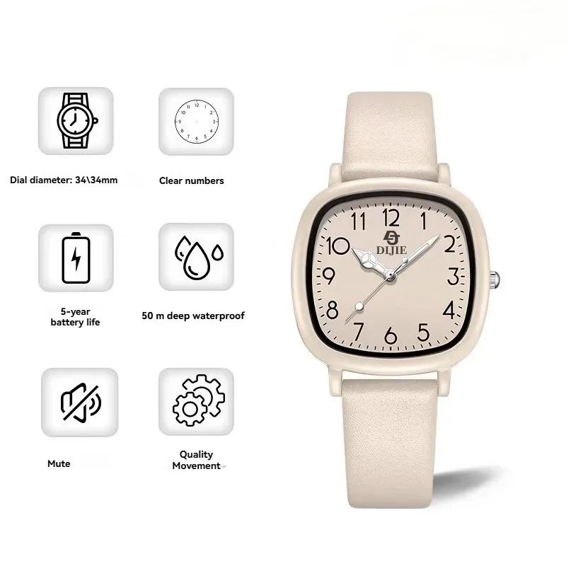 Fashion Silicone Band Women Quartz Watches Set Casual Arabic Dial Wristwatch for Girls Clock Reloj Hombre