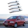 Carbon Fiber Pattern Door Handle and Bowl Decor for 96-09 SEAT Alhambra 7M