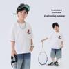 Boys' Summer Cotton Blend Short Sleeve T-shirt