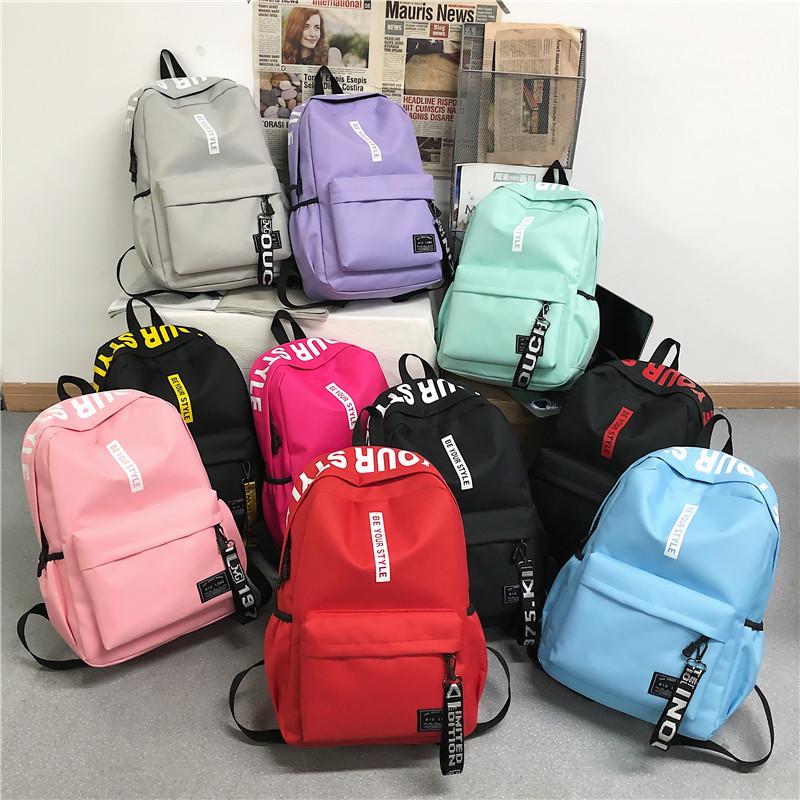 Large Capacity Oxford Cloth Backpack for Female Students