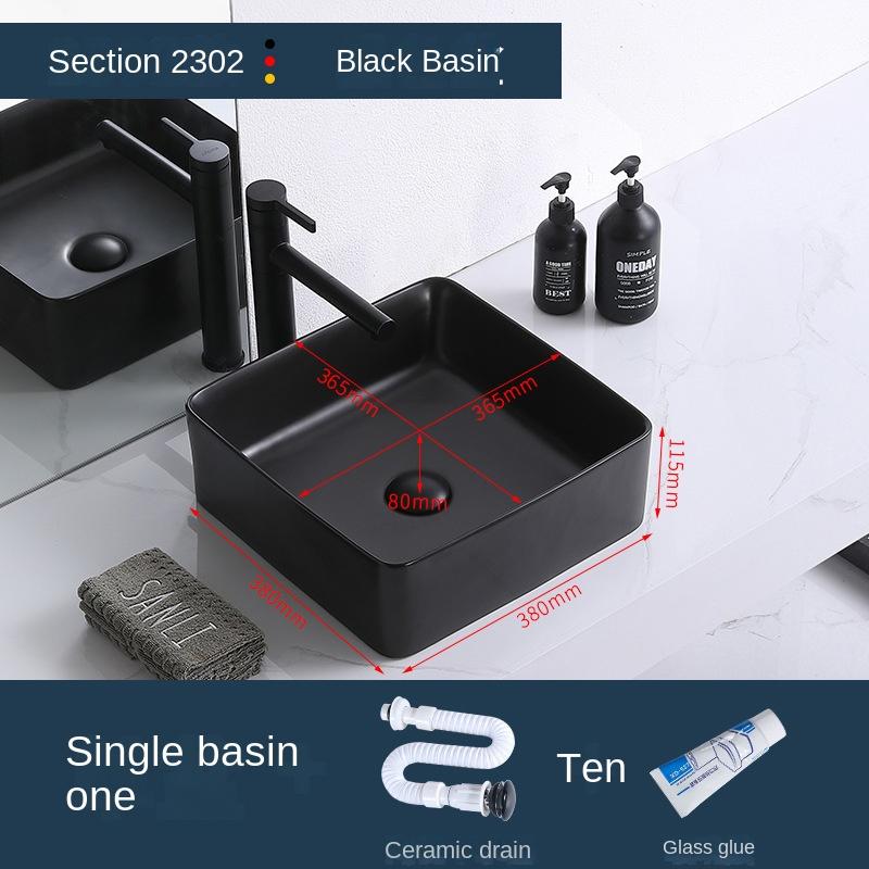 Ceramic Matte Countertop Washbasin Washbasin Engineering Hotel Apartment Bathroom Washbasin