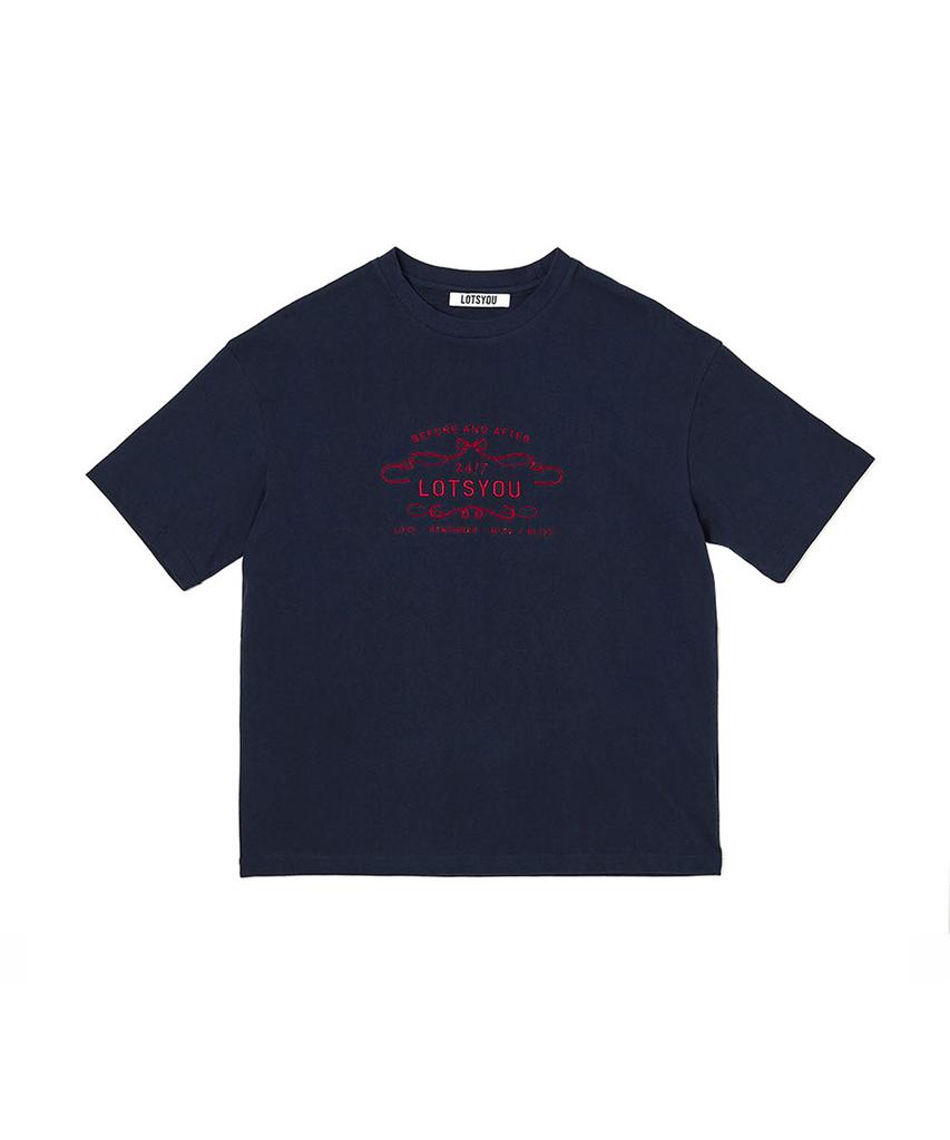 LOTSYOU Lotsyou_Nostalgia T-Shirt Navy