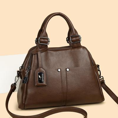Große Tragetasche, Vintage-Stil, Damen-Handtasche, Umhängetasche