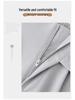 2026 Spring/Summer Women's High-Quality Cropped Trousers: Fashionable Drape Suit, Thin & Casual