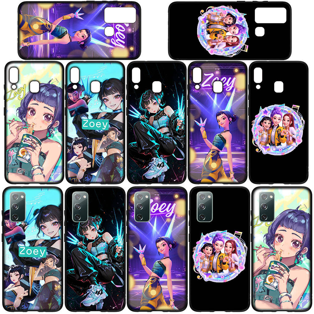 for iPhone 17 16 15 Xiaomi Poco F7 F8 X7 X6 C85 C75 C71 M8 Redmi Note 14 13 12 11 Pro Max 14C 13C 15C A3 A4 Phone Case Zoey KPop Demon Hunters X Cover
