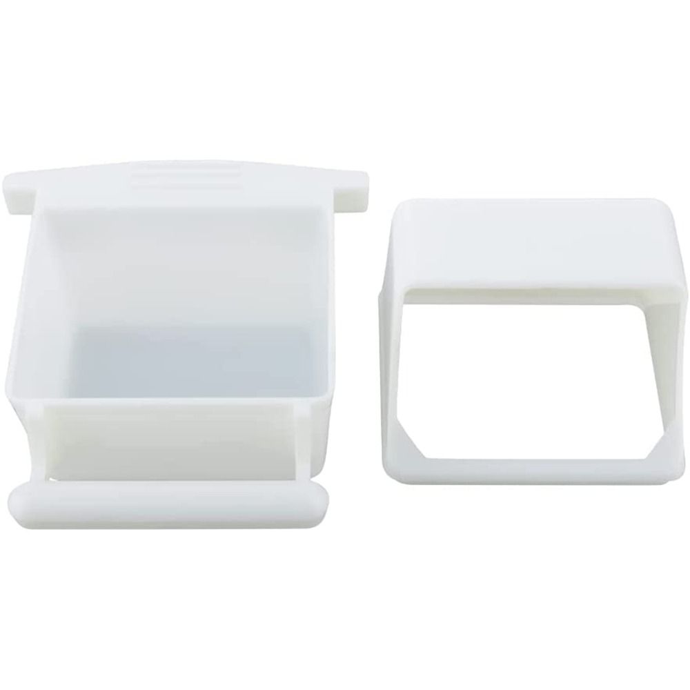 Lovebirds Cockatiel Parrot Plastic Parakeet Bird Feeder Food Dispenser Drinking Bowl Feeding Cup