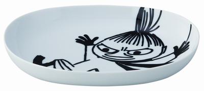 Yamaka Shoten MOOMIN Oval 24cm Mikrowellen- und Spülmaschinenfest Mumin Nordischer Tag Hochzeit Hergestellt in "Bob Foundation" Schale, Mein, Ca.. Durchmesser, Sicher,
