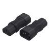 Portable Male To Female C14 To C13 Adapter C14 To C15/C14 To C5/C14 To C7 Power Cable Adapter Transfer Plugs ABS-made