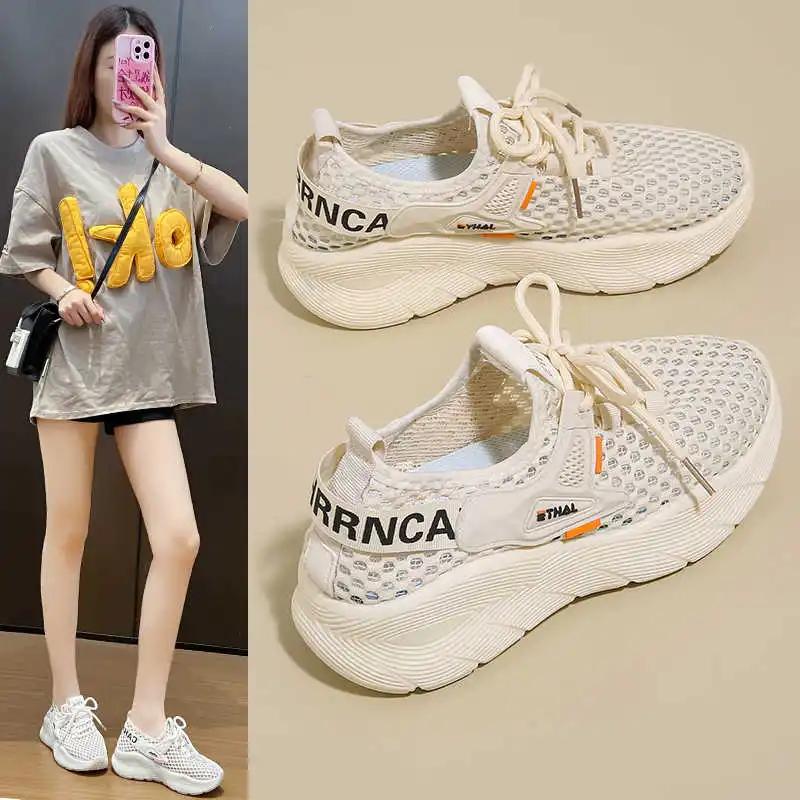 Fashion Thin Heel Plataform Womans Ladies Loafers Casual Sneakers To Play Basketball Shoes Ladies Sport New Collection Loufers