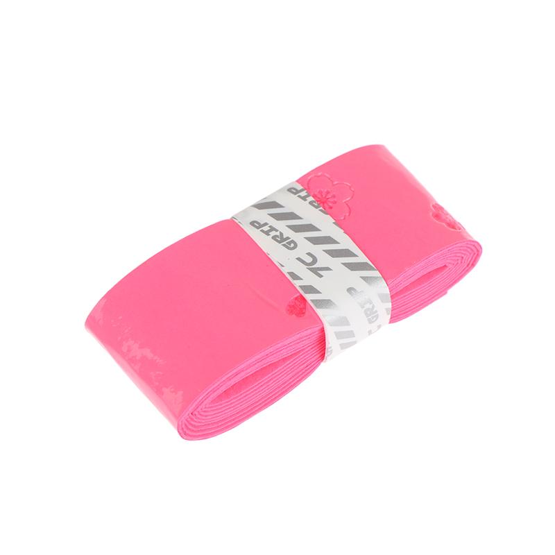 1Pc Pu Badminton Handle Wrap Tape Non-Slip Cherry Blossom Print Badminton Overgrip Sweat-Absorbent Badminton Racket Handle Grip