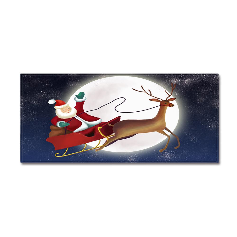 Christmas Kitchen Sand Carpet Doormat Long Floor Mat