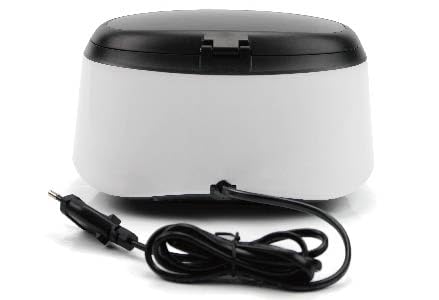 Kenko Ultrasonic Cleaner KHB-201UC 40kHz Glasses Watches 600ml Large Capacity Timer Watch Band Holder Cleaning Basket White