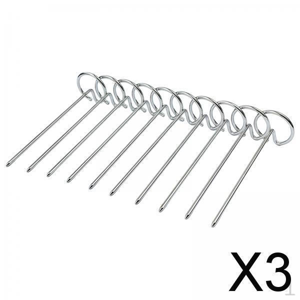 

2x10Pcs Air Fryer Skewers Stainless Steel Universal for Chicken Vertical Sticks